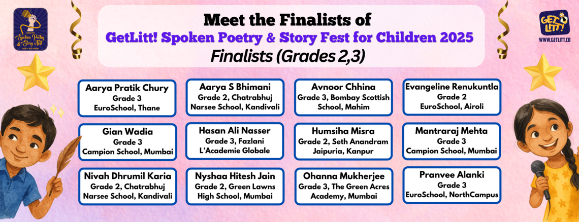 GetLitt! Spoken Poetry Story Fest 25-26                                                                                                                                                                 