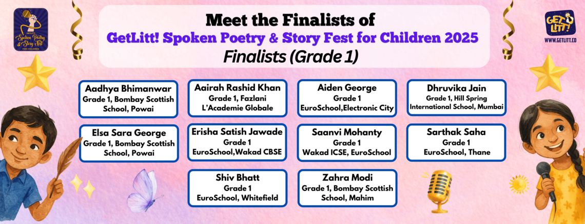 GetLitt! Spoken Poetry Story Fest 25-26                                                                                                                                                                 